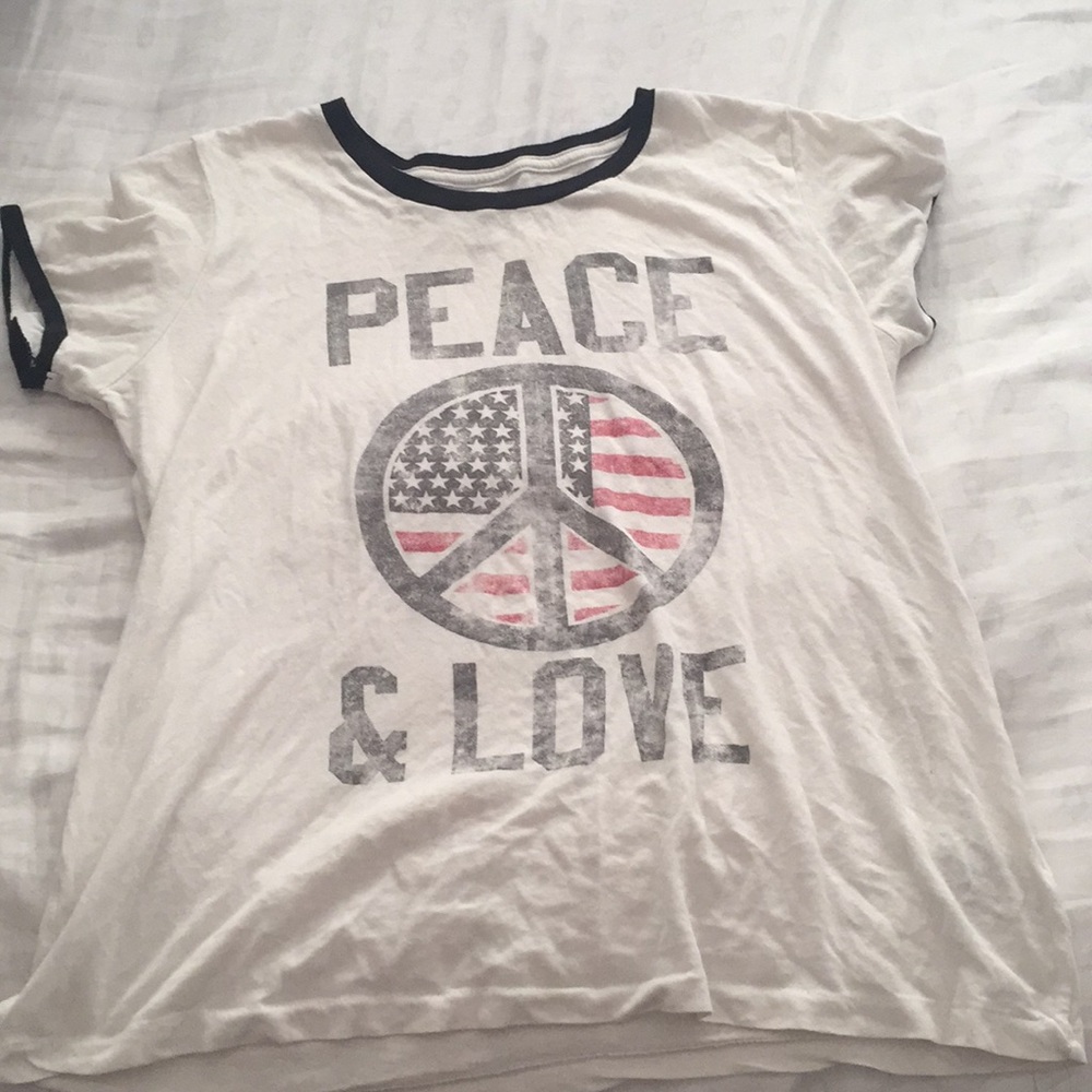 Vintage Ralph Lauren Peace & Love Top